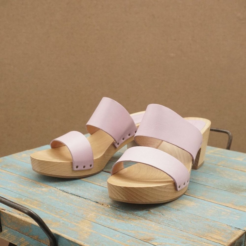 Brand new Free People Pink Leather Platform Sandals - Picture 4 of 11